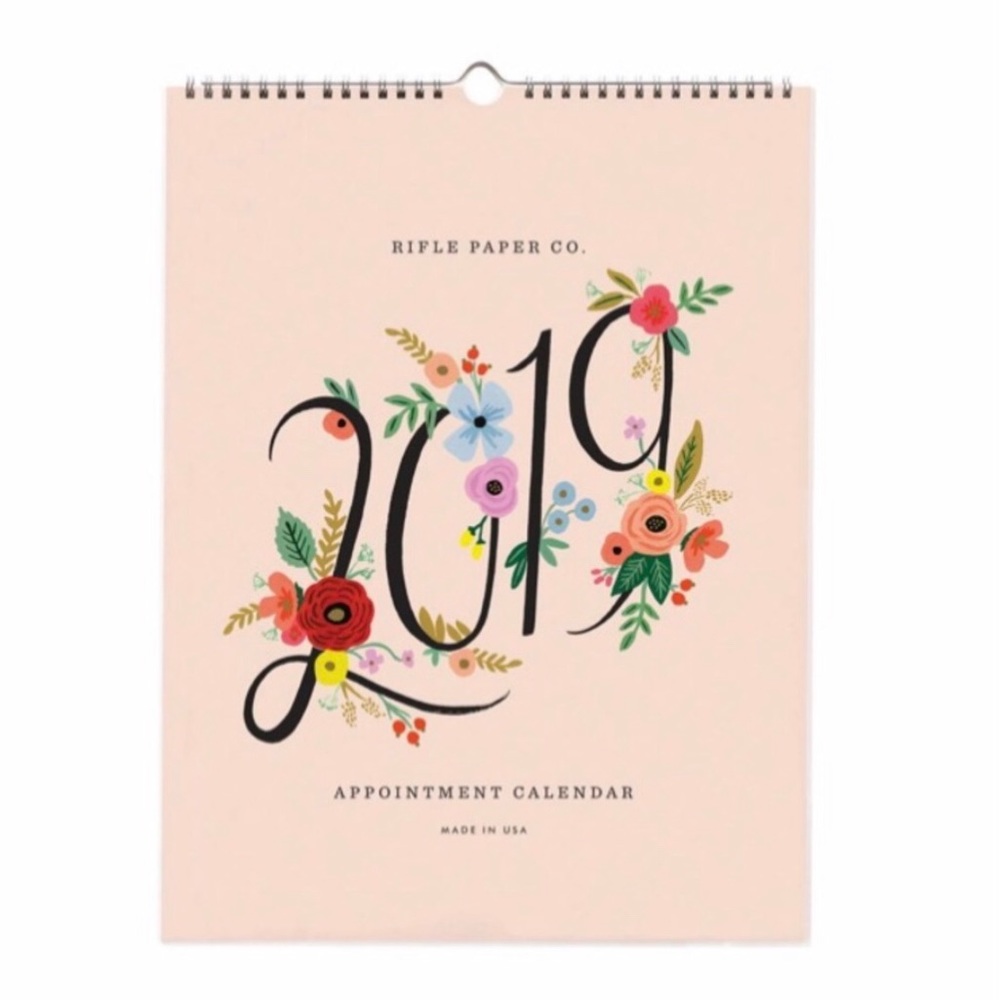 Rifle Paper Co 2019 Appointment Calendar